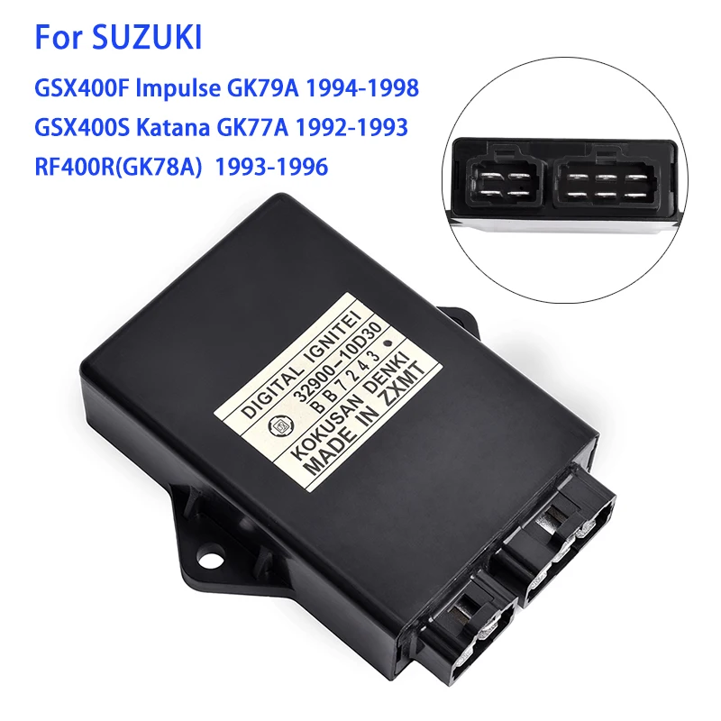 

Motorcycle Digital Ignition CDI Unit For SUZUKI GSX400S Katana 1992 1993 GSX400F lmpulse 1994-1998 RF400R 93-96 GSX 400 S F RF R