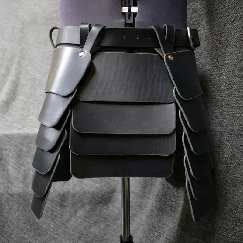

Medieval Viking Knight Leg Armor Pu Leather Leggings Belt Renaissance Role Play Celtic Warrior War Battle Skirt Cosplay Costume
