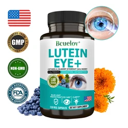 Lutein Eye + 9 Nutrients Supplement - Eye Care, Beneficial for Vision Health and Blue Light Protection, Reduce Eye Fatigue