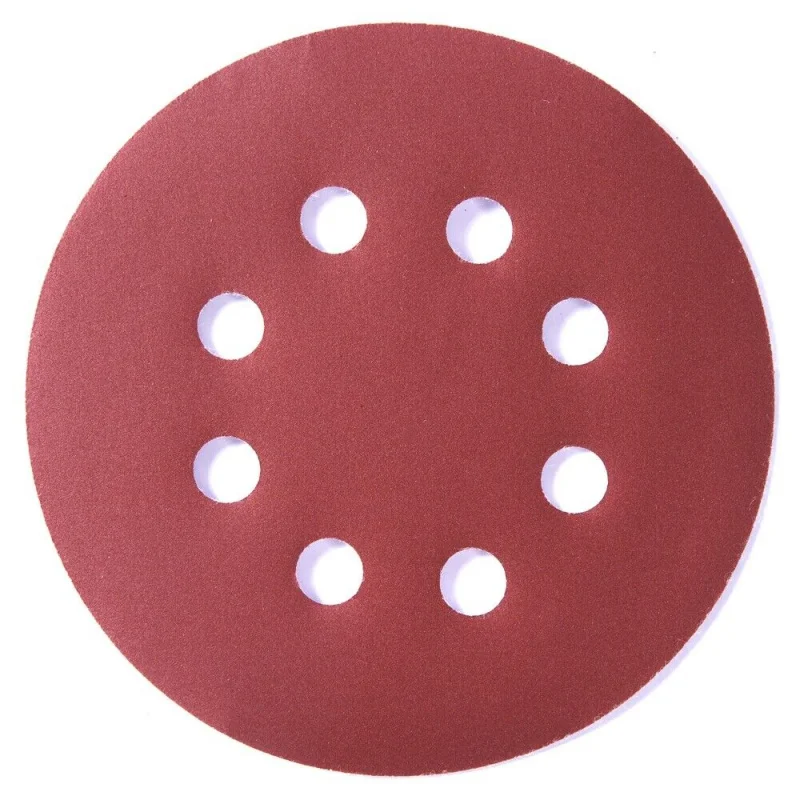 50pcs-set 20sets-carton 5-Inch 800 Grit Hook Loop Sanding Discs 8-Hole Orbital Sander Sandpaper Abrasive Tools for Smooth Finish