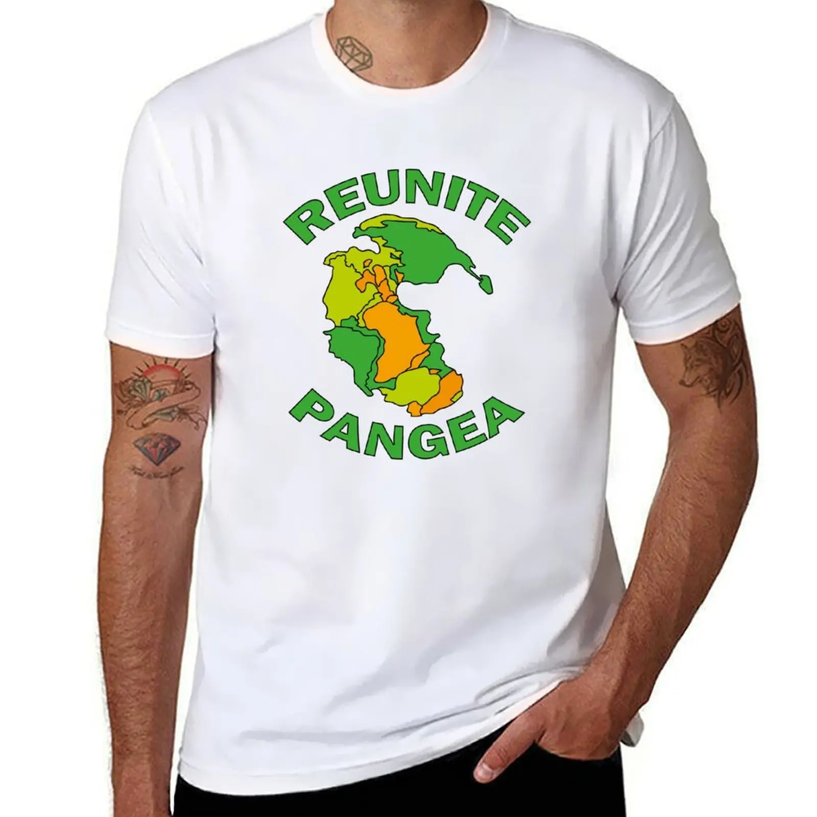 

Reunite Pangea Funny Geology T-Shirt t shirt man luxury cotton t shirt pack T-Shirt