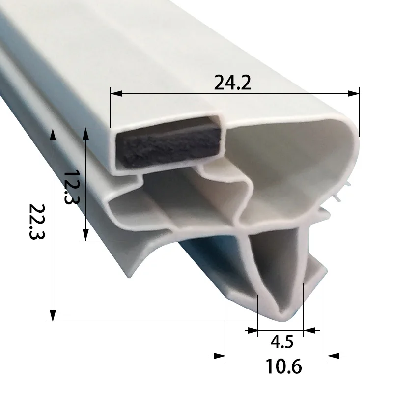 

2,5 м полноразмерная уплотнительная лента для холодильника, уплотнительная лента для холодильника, лента для предотвращения столкновений с магнитной доставкой # 064