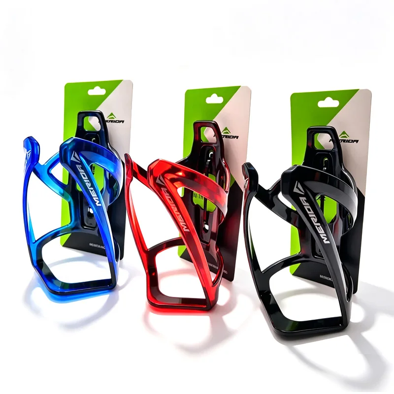 Portabotellas para bicicleta Merida, para bicicletas de montaña y de carretera, soporte para botellas de agua, diseño bicolor, accesorio y equipo para ciclismo.