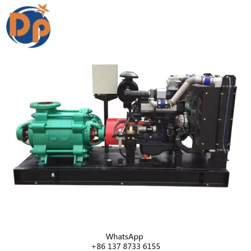 High Lift Head Diesel Driven Light Horizontal Multistage Centrifugal Pump