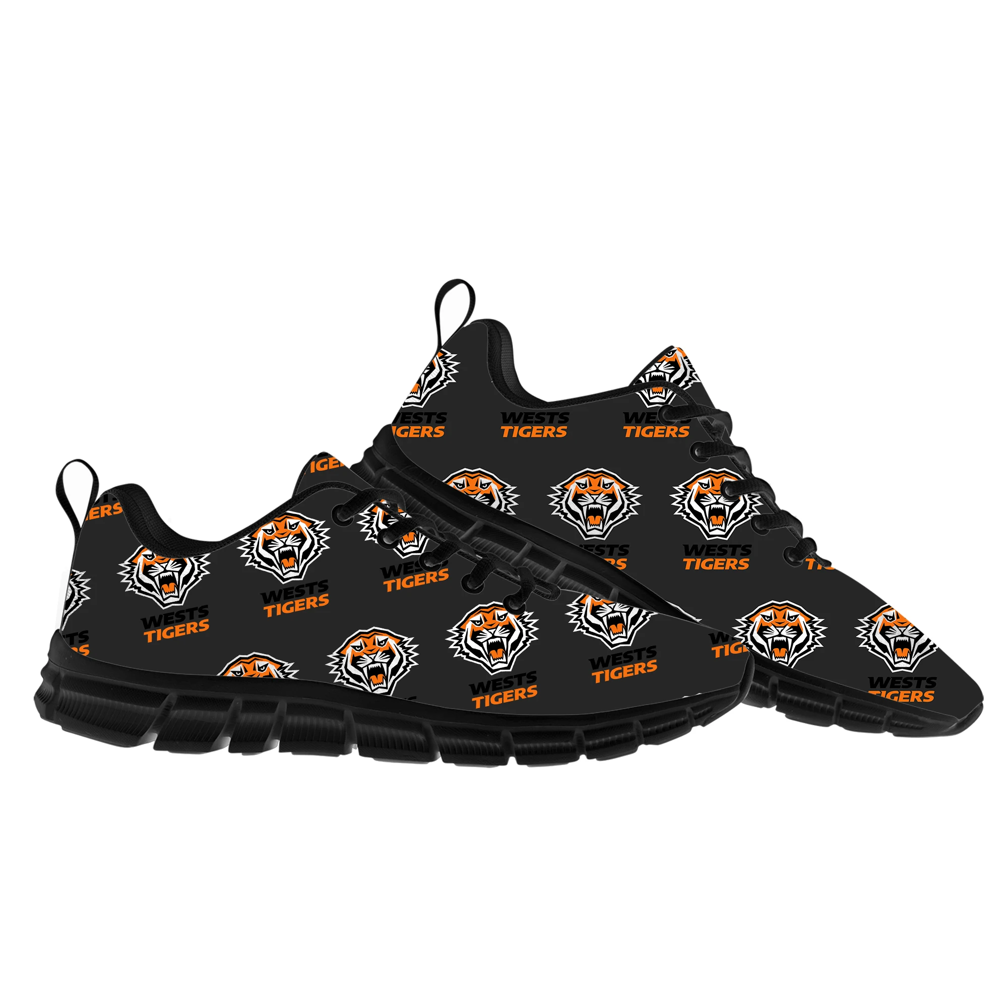 Wests Tigers Australian Rugby Sports Shoes Mens Womens Teenager Kids Children Sneakers High Quality Parent Child DIY Couple Shoe