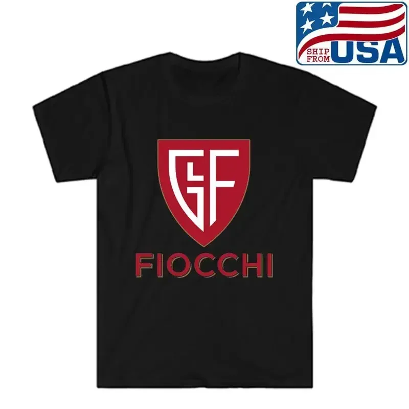 Camiseta negra para hombre Fiocchi Rifles Guns Firearms, talla S a 5XL