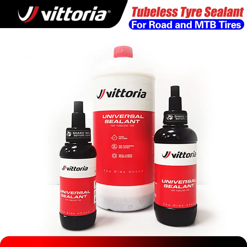 Vittoria Bicycle Tubeless Tyre Sealant Tool Road/MTB Tire Sealant Sealing Machine Protection Puncture Bicycle Tire Repair Fluid