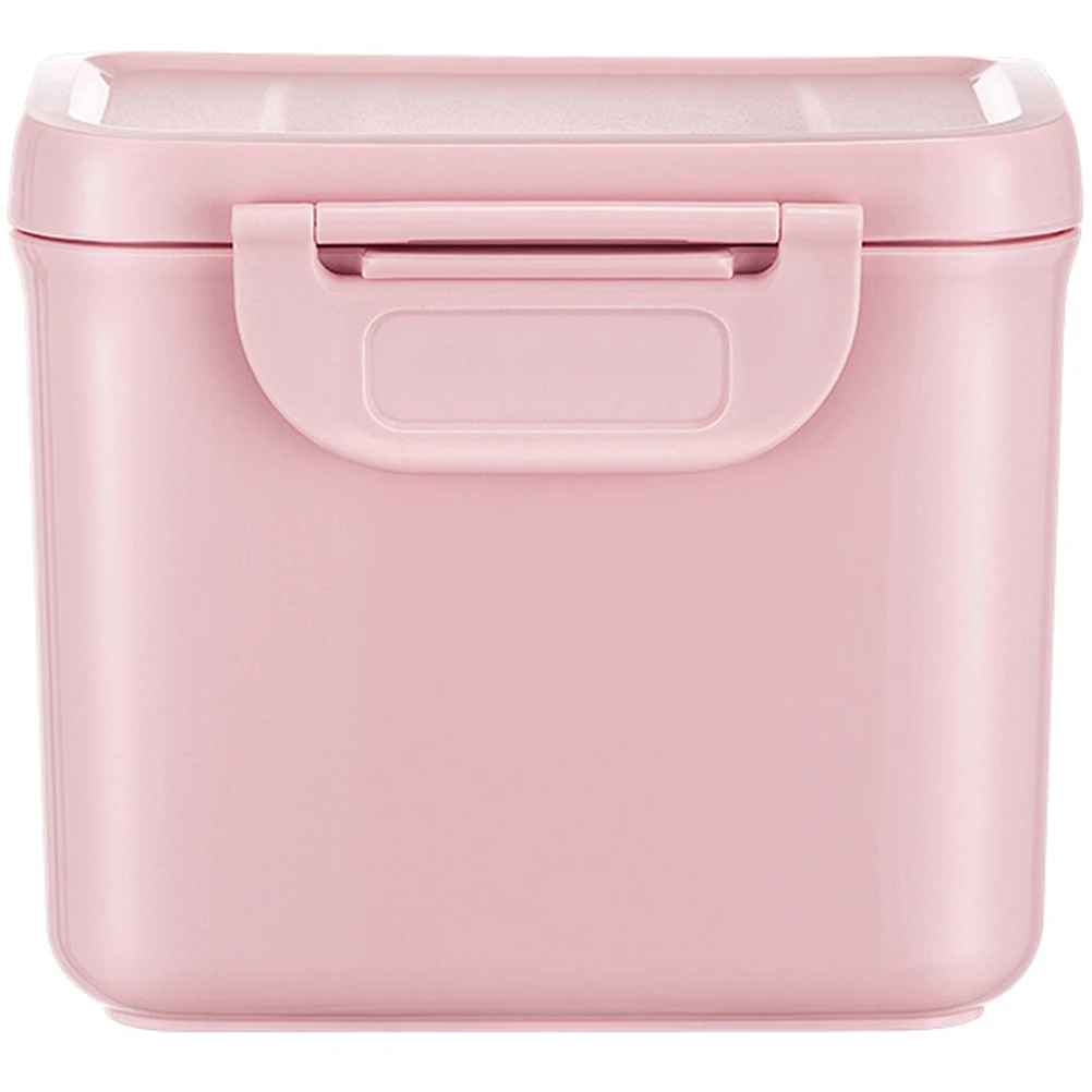 

Portable Baby Milk Powder Dispenser Snack Container Large Capacity Safe Food Grade Material Non Leakage Travel Pink