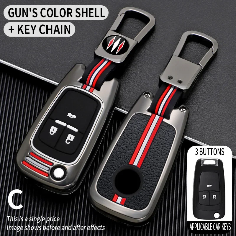 

Car Key Cover Fob Case Shell for Buick for Opel Vauxhall Insignia Astra J Mokka Zafira GL8 for Chevrolet Cruze Malibu Aveo Lova