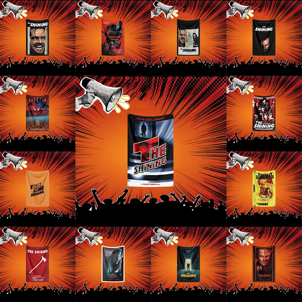 The Shining Inspired Movie Flag 3x5 FT Polyester Banner For Bedroom Wall Decor Film Fan Gift