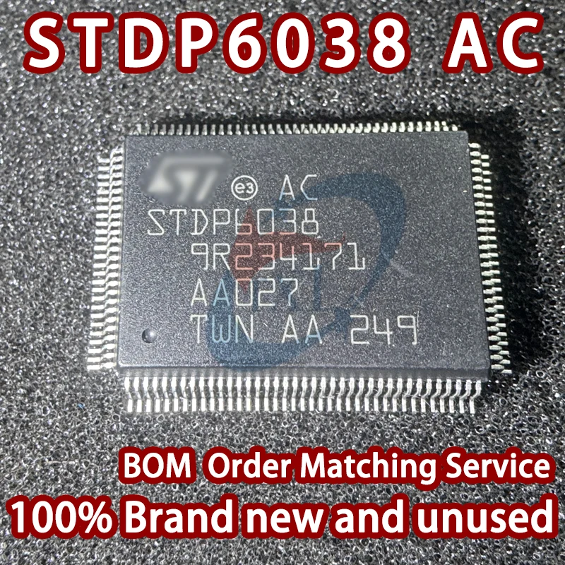 Import-ST 100% Brand New STDP6038 STDP6038-AC PQFP128 Triple Input LCD Display Controller IC Chip