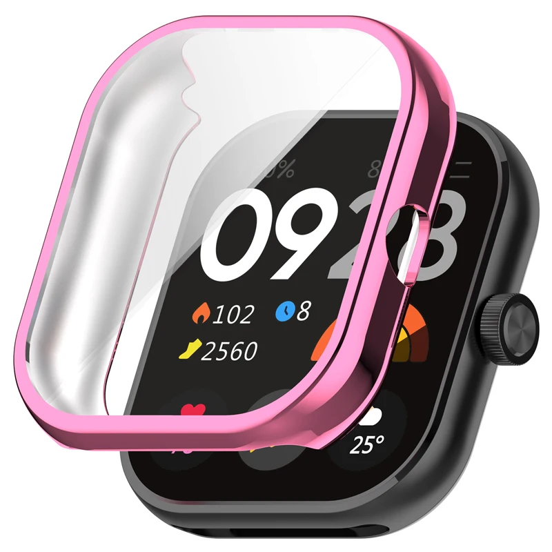 Funda para Redmi Watch4 TPU Protector de pantalla completa cubierta protectora para Xiaomi Redmi Watch 4 fundas para reloj inteligente accesorios Shell ﻿
