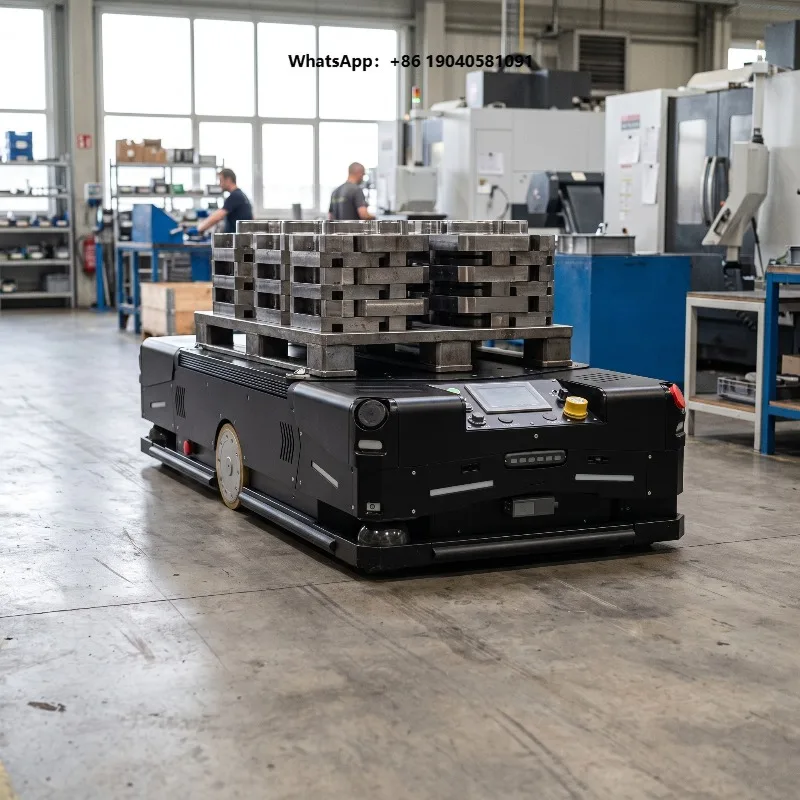 CE Heavy Load Automated Guided Cart AGV for Industrial Material Handling Systems