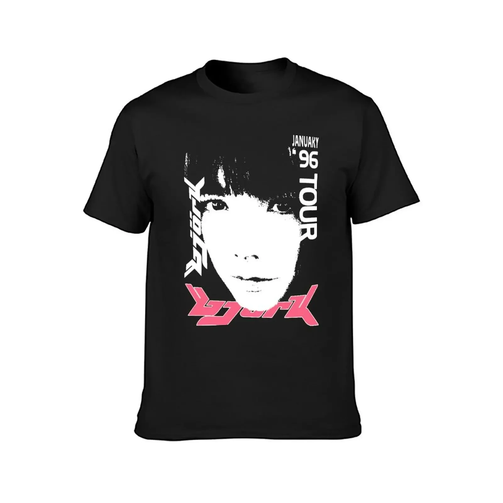 Bjork 1996 January Tour T-Shirt quick-drying anime figures essential t shirt black t shirts for men