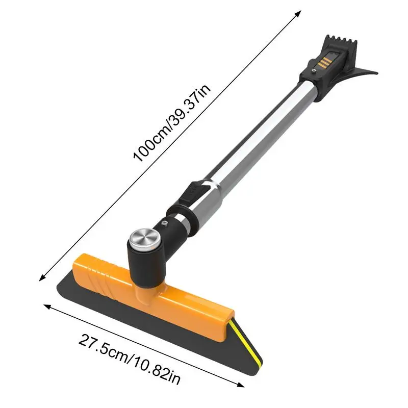 Spazzola per raschietto per ghiaccio multifunzionale per Auto scopa telescopica per neve con raschietto per ghiaccio automatico 13 livelli