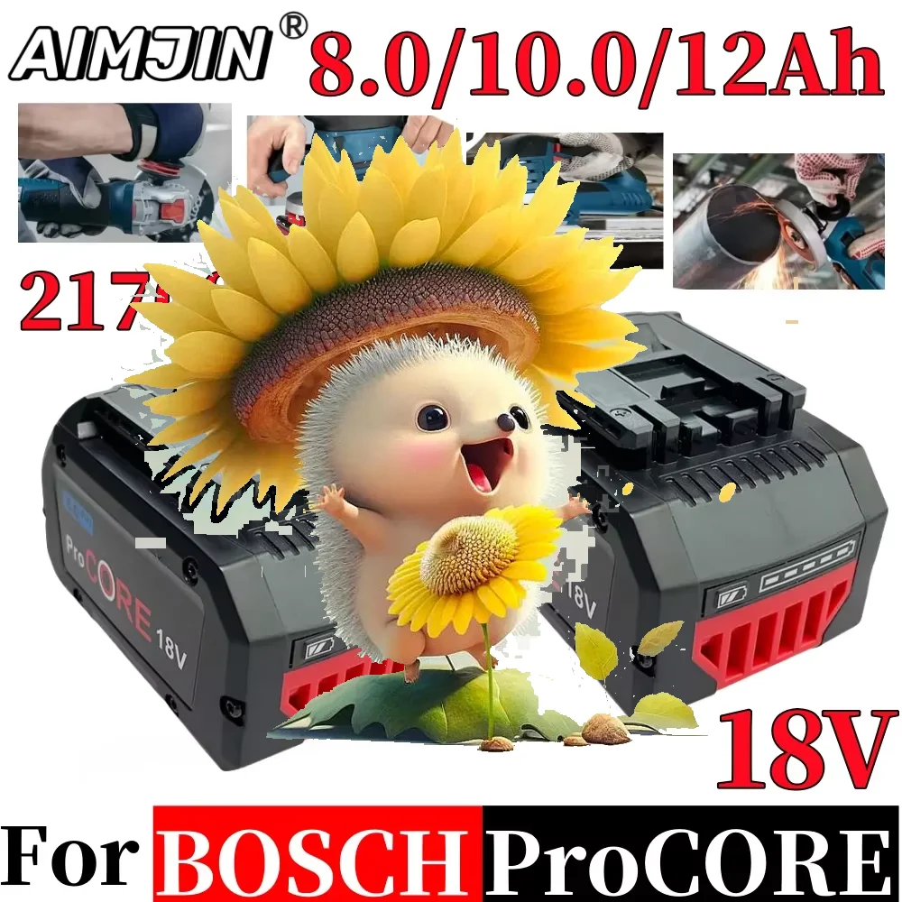 

8000mAh for Bosch ProCORE 18V 21700 BL1840 BAT618 BAT609 GBA18V80 Cordless Tool Replacement Battery