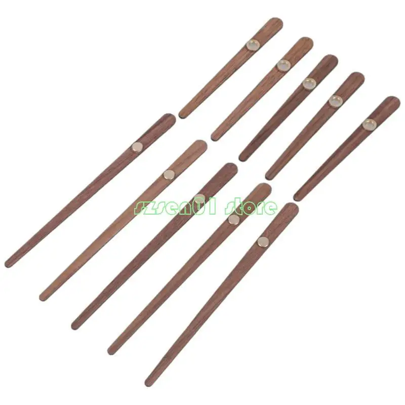 حزمة G32A من 5 مجموعات الأيدي على مدار الساعة الخشبية لإصلاح DIY واستبدالها لـ 12 14