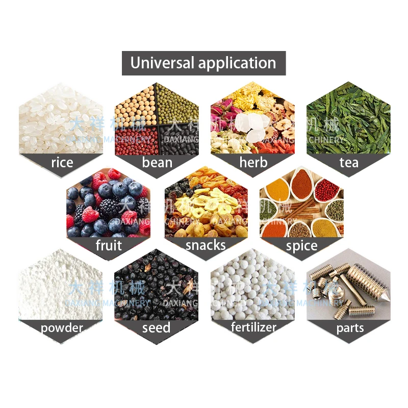 DZD-220B Small Size Universal Back Side Sealing Tea Bag Sugar Sachet Peanuts Auto Packing Machine Price