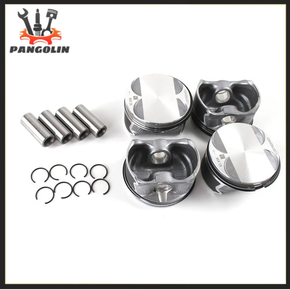 

4Pcs Pistons Set W/Rings Φ84mm 11257562451 11257548001 11257540067 For BMW E60 E87 E90 118i 120i 320i 520i X3 N46B20B Engine