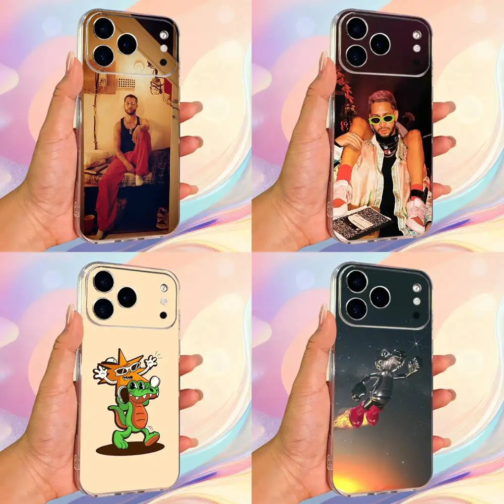 

M-MORA Singer E-ESTRELLA Phone Case For iPhone 14,13,12,11,17,16,15,Pro,Max,Plus,X,XS,XR,SE,Mini Transparent Soft Cover