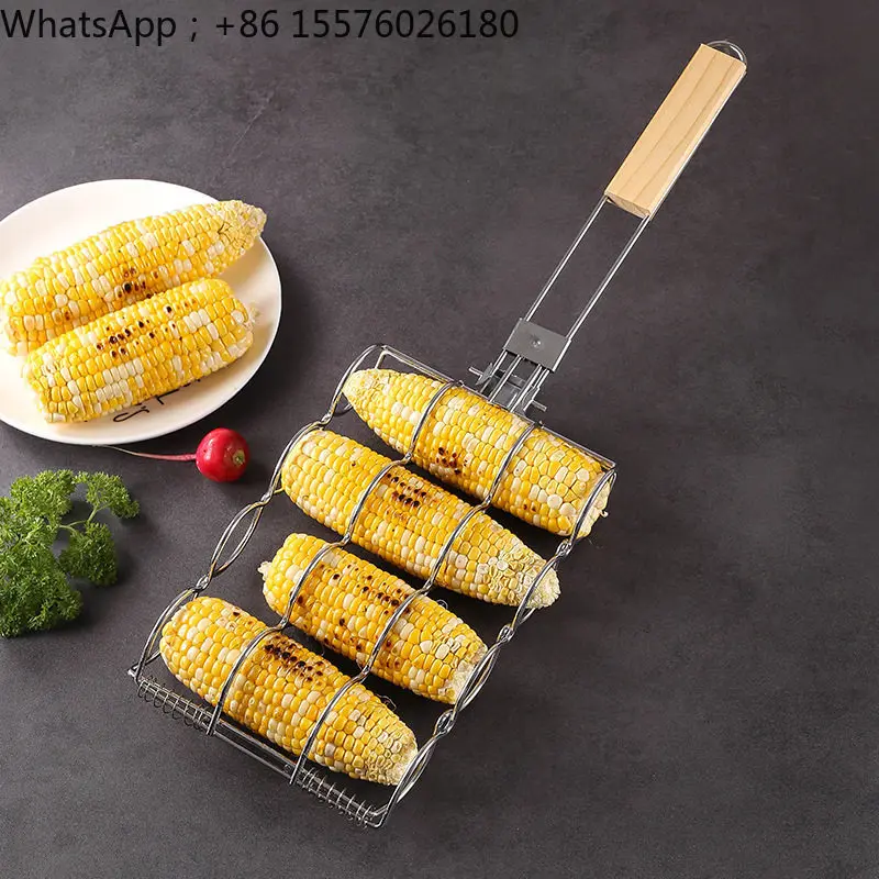 Foldable Grilled Corn Clip Grilled Mesh Clip Hot Dogl Grill Clip BBQ  Tool