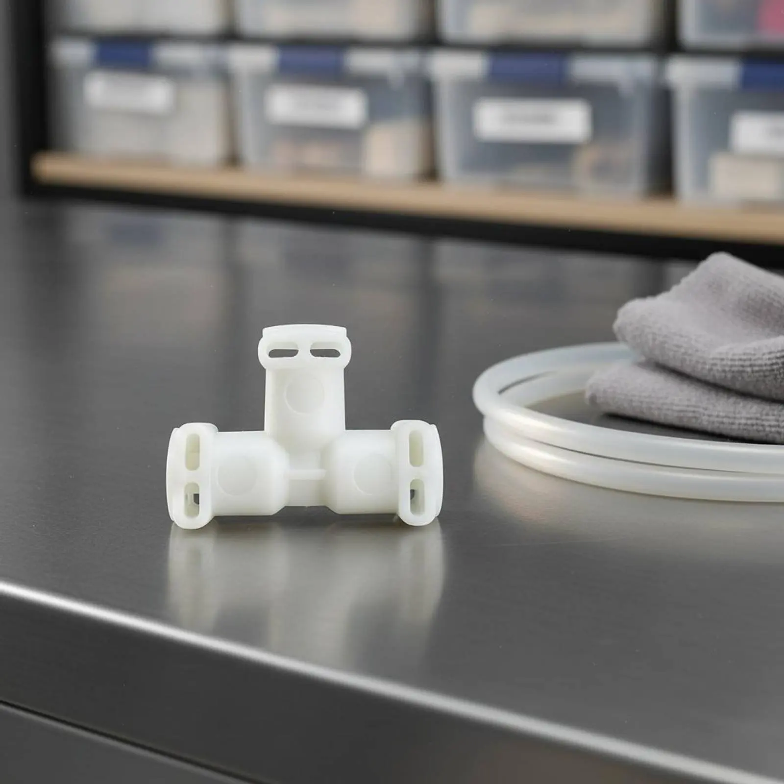 Picture 4: Water Pipe Elbow Connector Universal Fit Coffee Machine Tube Connector Plastic Hose Fitting Long-Lasting Appliance Parts
