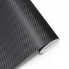 3D Carbon Fiber Black Vinyl Wrap Car Motorcycle Adhesive Vinyl Body Wrapping Film PVC Styling Auto Decal Car Accessories 1