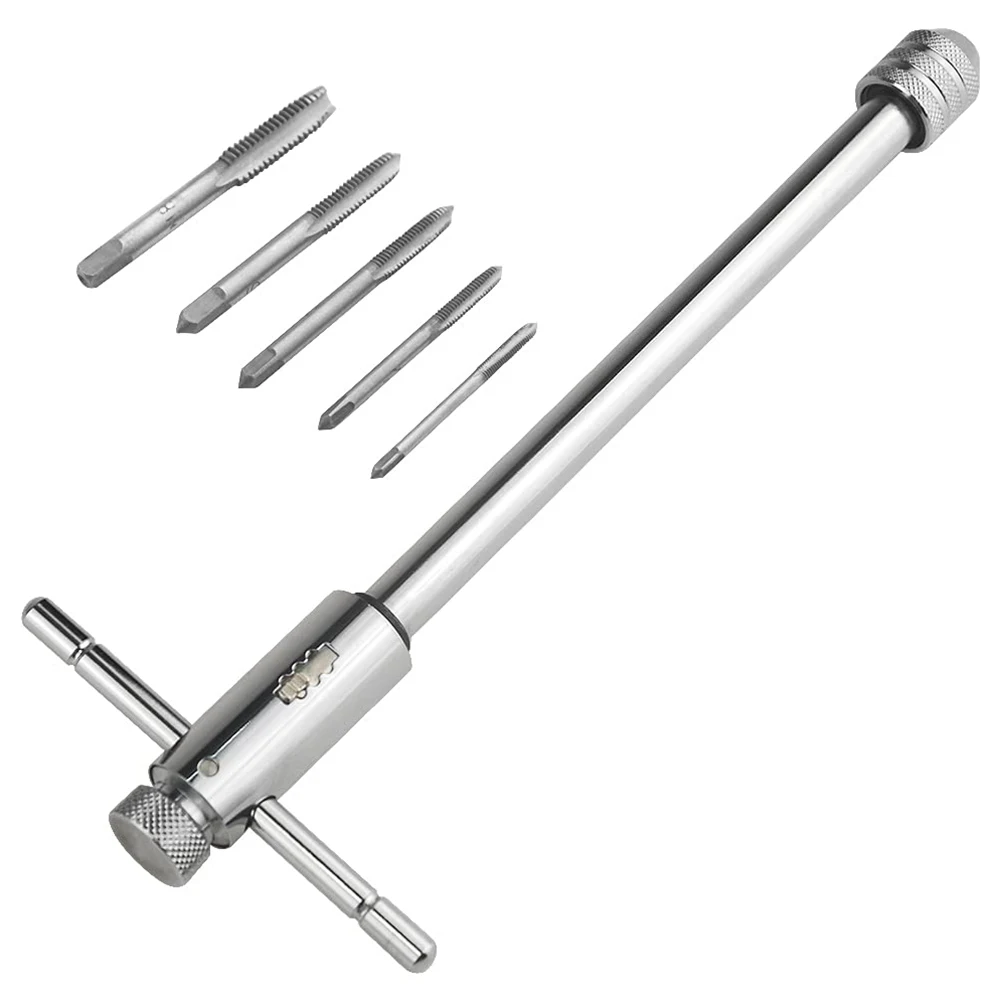 

Versatile Manual Tapping Tools DIY Tapping Tool Screw Taps For M3-M8 Adjustable Tap Wrench Compact Storage Efficient Operation