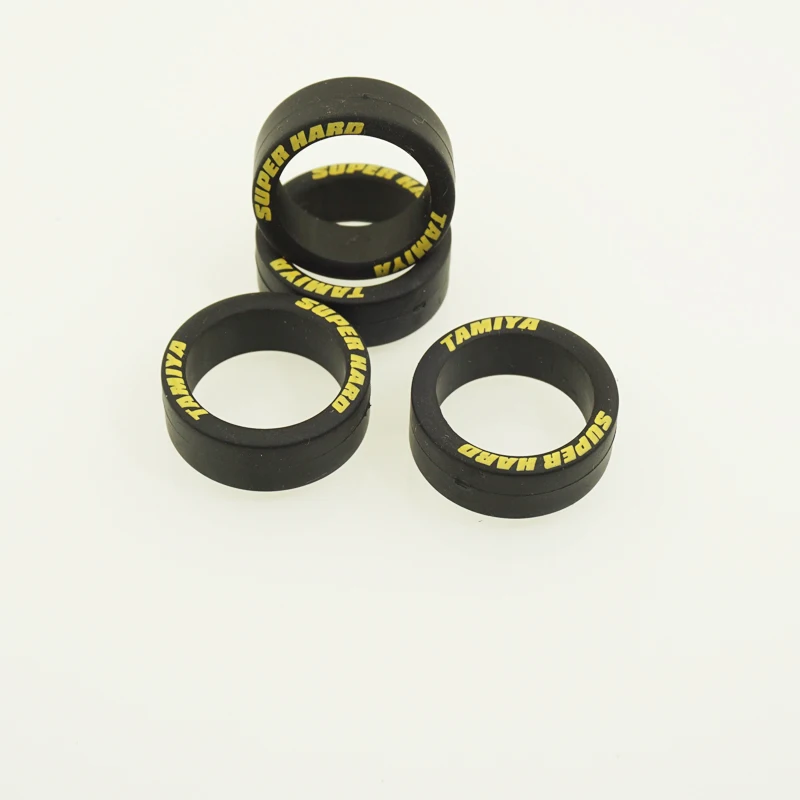 self-made tamiya mini 4wd parts tires super hard black/red/grey white/yellow lettering 324 store