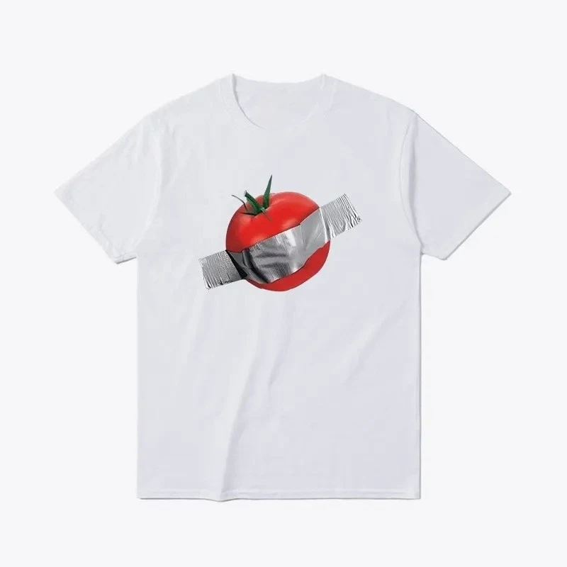 (No Banana Filter) Y2k Printed T-shirt Fruit Men's and Women's Tops Summer Round Neck Fashion Clearance Sales for Woman Clothing