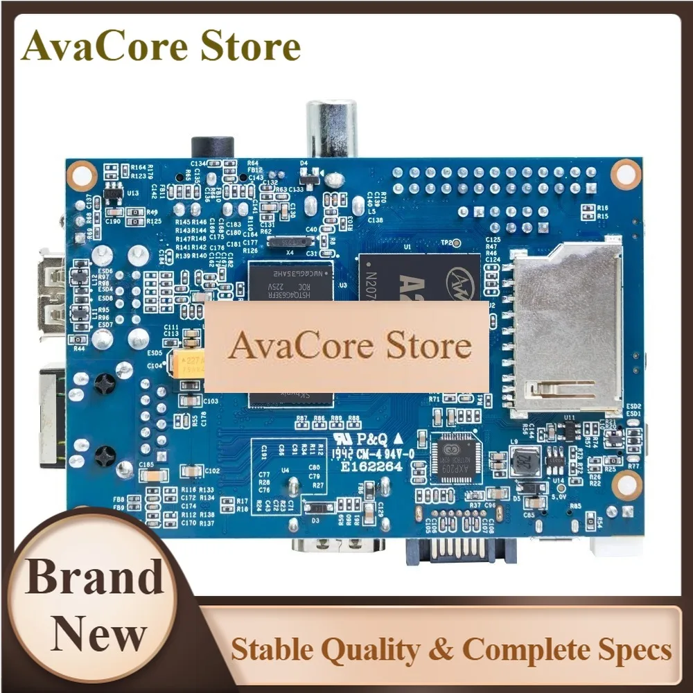 AvaCoreBanana Pi BPI-M1 Allwinner A20 Dual-core 1GB Ram Memory DDR3 SATA 2.0 HDMI AV Vide Out SoC Open Source Hardware