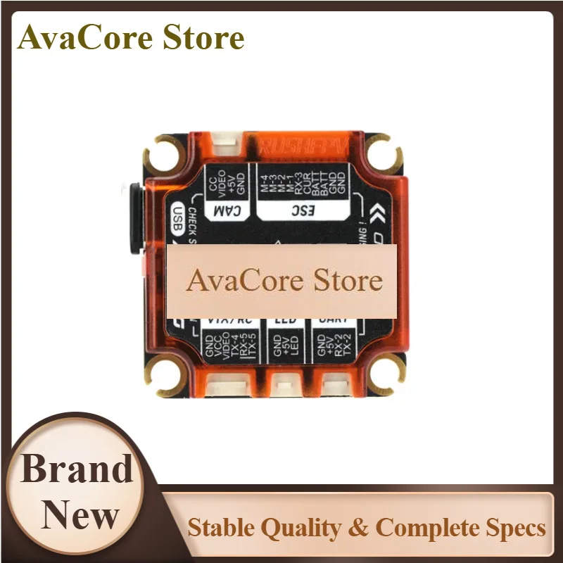 AvaCoreRUSHFPV BLADE V2 Stack F722 Digital Analog Flight Controller 128K BLHELI32 Extreme 50A 4in1 ESC For RC FPV Drone Aircraft