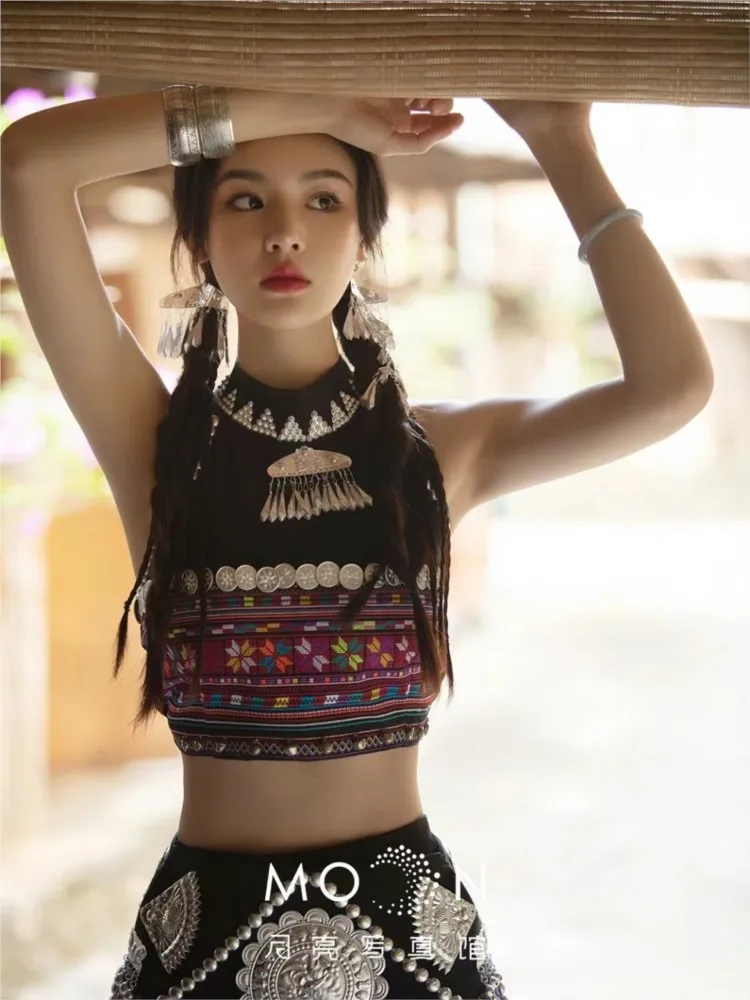 소형 민족 무용 공연 의상 및 성인 스타일 여성 의류