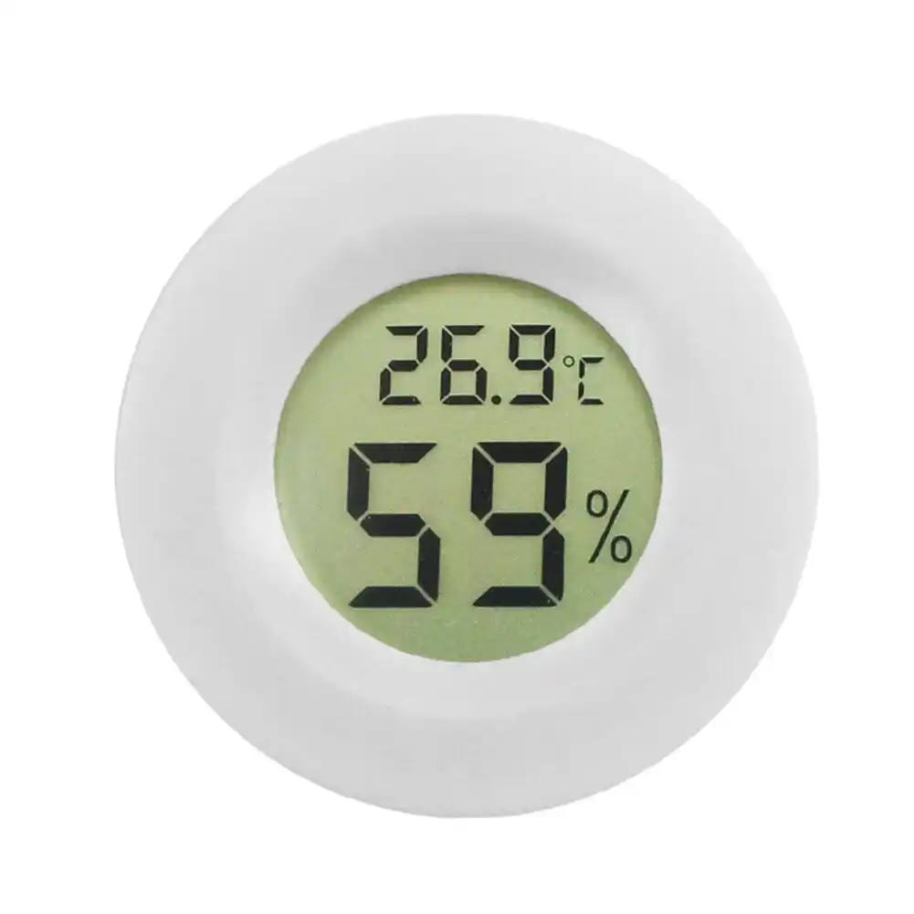 5/10Pcs Hygrometer Thermometer Digital Humidity Meter Indoor/Outdoor Humidity Monitor Reptile Thermo-Hygrometer For Greenhouse Humidors Terrarium Jars, Fahrenheit (℉) /Celsius(℃) image 4