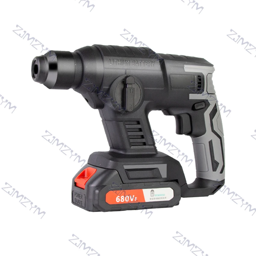 2.0ah Lithium Electric Impact Drill Rechargeable Hammer Cordless Rotary Hammer Impact Drill Electric Hammer Drill 0-4260r/min