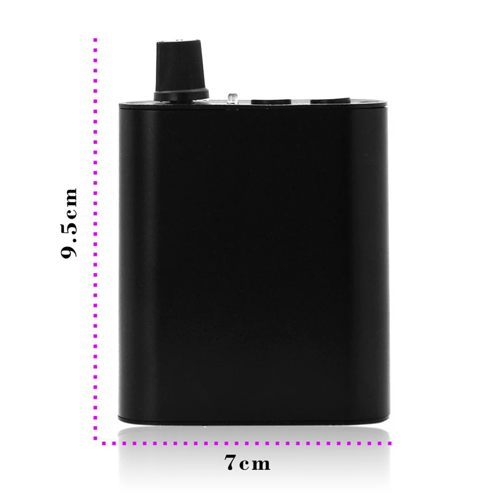 1pc mini caixa preta configuração de tensão digital para máquina caixa de fonte de alimentação portátil eua plug uma linha