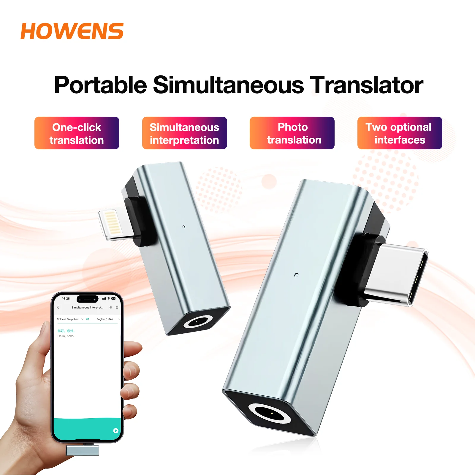

Portable Translator for 140Languages Multiple Functional Modes Simultaneous Translation Easily Enable Barrier-free Communication