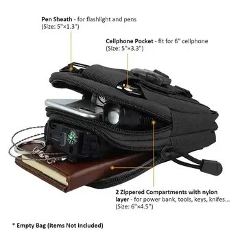 Torba na biodra i nogi w kamuflażu wojskowym dla mężczyzn, przenośna, wielofunkcyjna, sportowa torba na legginsy 10 best sales Torba na nogę wojskowa - №2