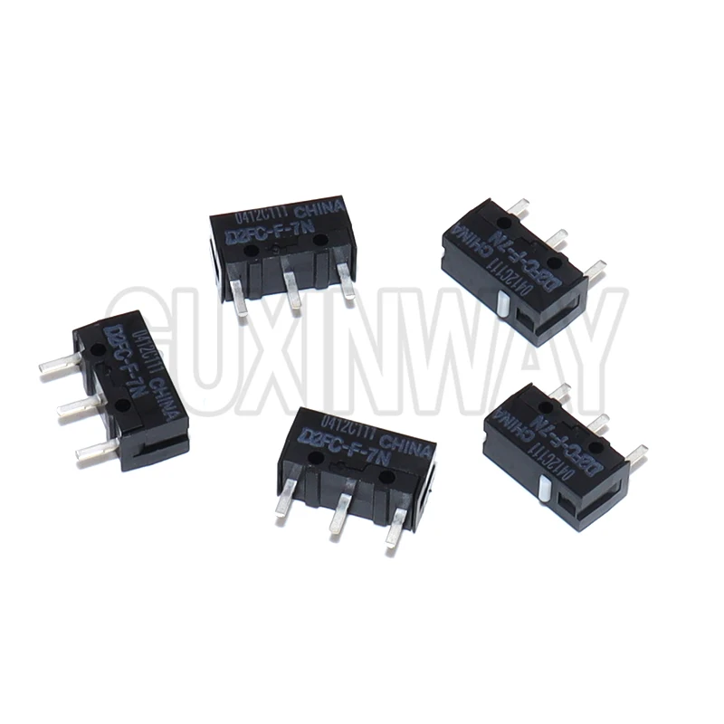 5 PCS D2FC-E-7N D2FC Novo Micro Interruptor de Mouse Autêntico D2FC-F-7N Botão de Mouse Fretting