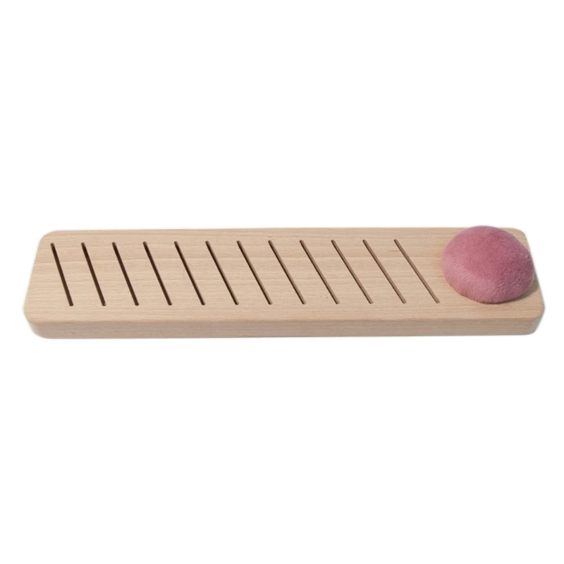 

Wooden Embroidery Thread Plate Holder with Sewing Pin Holder, 12 Slots Thread Plate Storage Rack for Store Thread NEW arrival