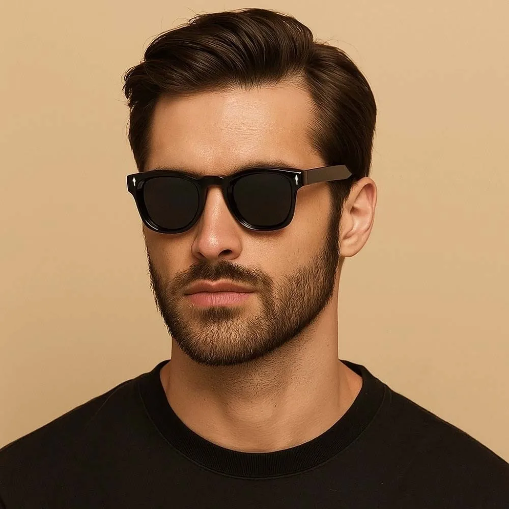 

Lightweight Jelly Retro Sunnies Sunshade Eyewear Alloy Men Polarized Sunglasses Resin Waterproof Women Anti-UV Glasses Summer
