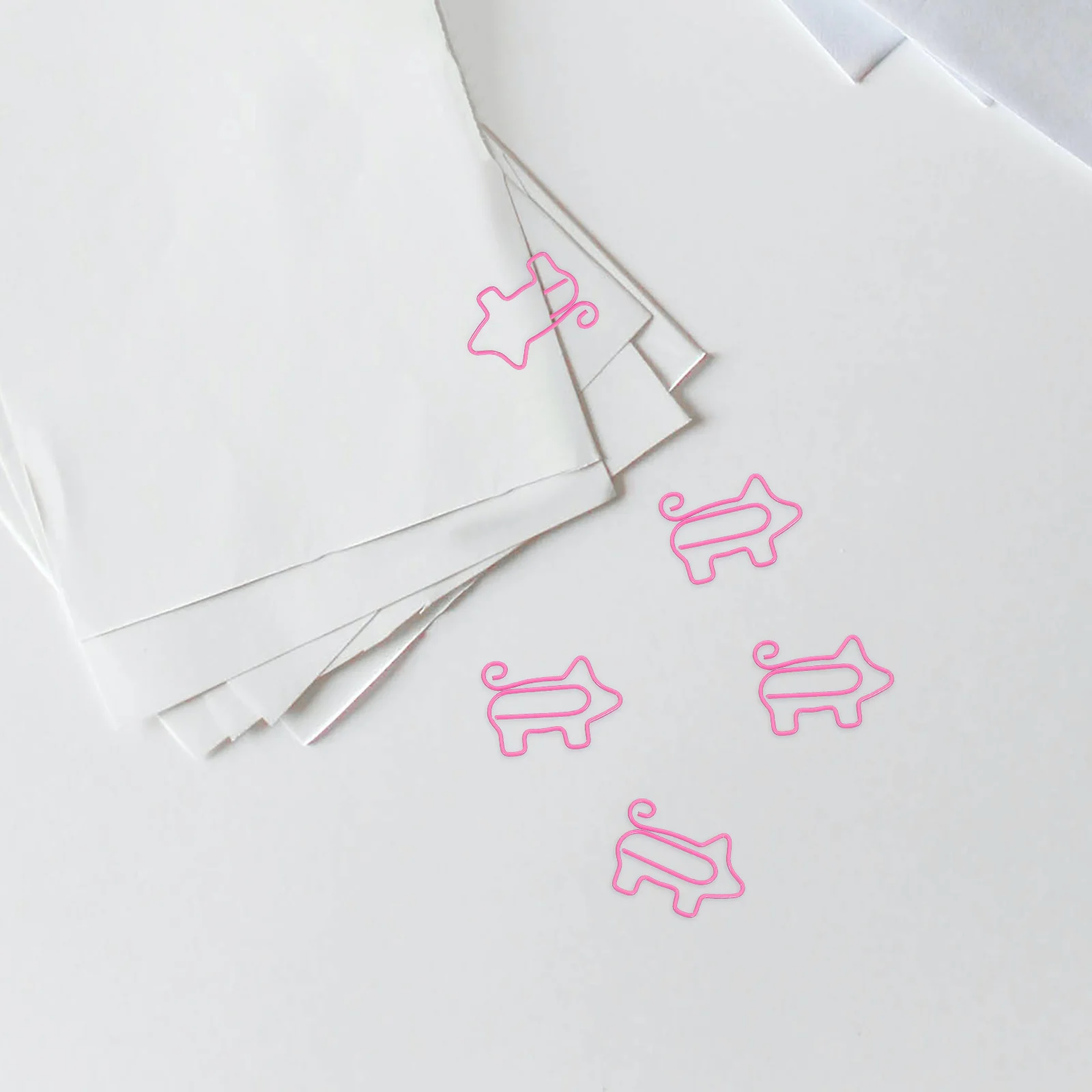 50 stücke Schwein Geformte Büroklammern Metall Bunte Ordner Halter Für Büro Schule Liefert Brief Geld Clip Eisen Datei Veranstalter