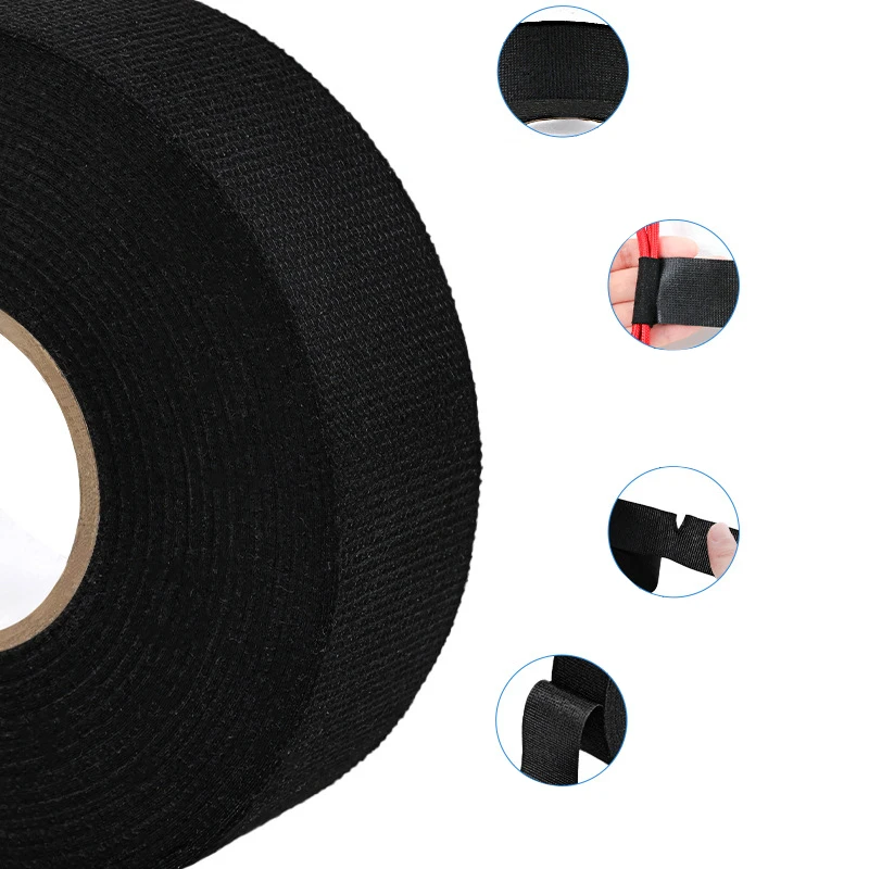 Heat-resistant Flame Retardant 15/20 Meter Cloth Tape for Workshop Repairs and Modifications
