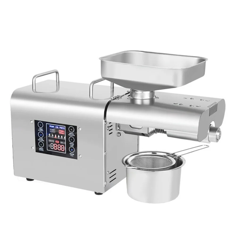 2025 nova imprensa de óleo inteligente controle temperatura presser óleo aço inoxidável utensílios cozinha equipamentos processamento óleo