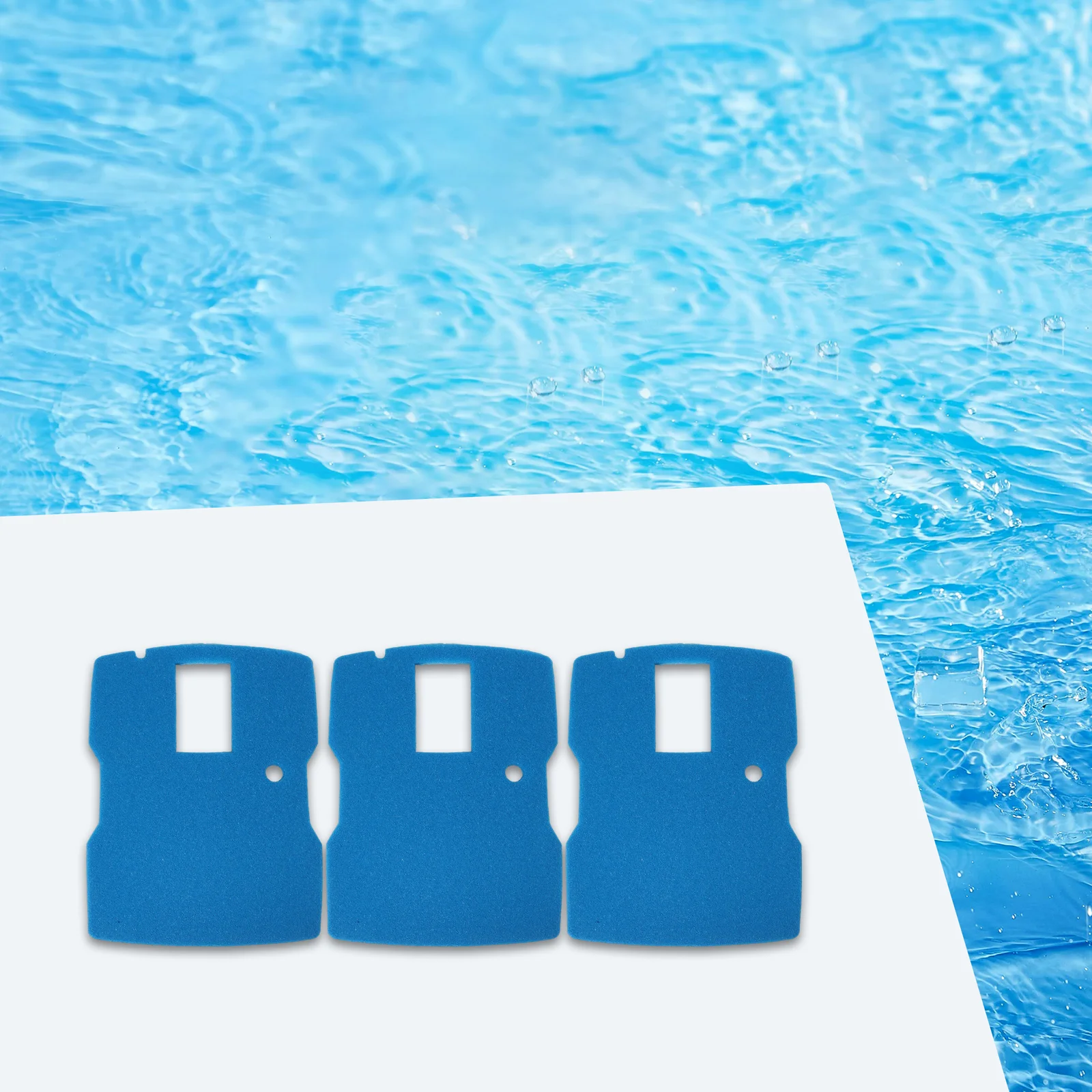 3 PCS Cotton Sponge Pads For Sunsun 660 GPH Fountain Pump 6000 Replacement For VIVOHOME Pond Cleaning