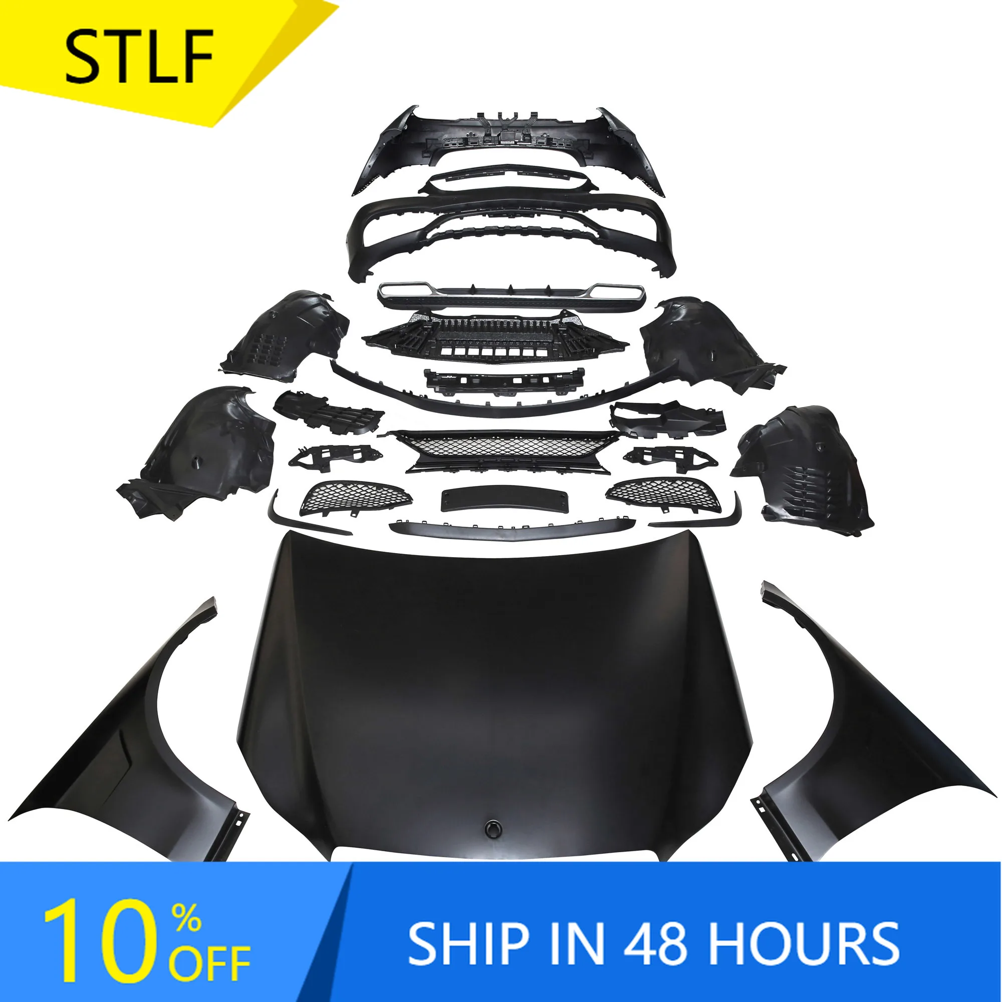 

STLFAuto Spare Part Body Kit for Mercedess Benzs E CLASS W212 Old Upgrade to New AMGs 2013 Year