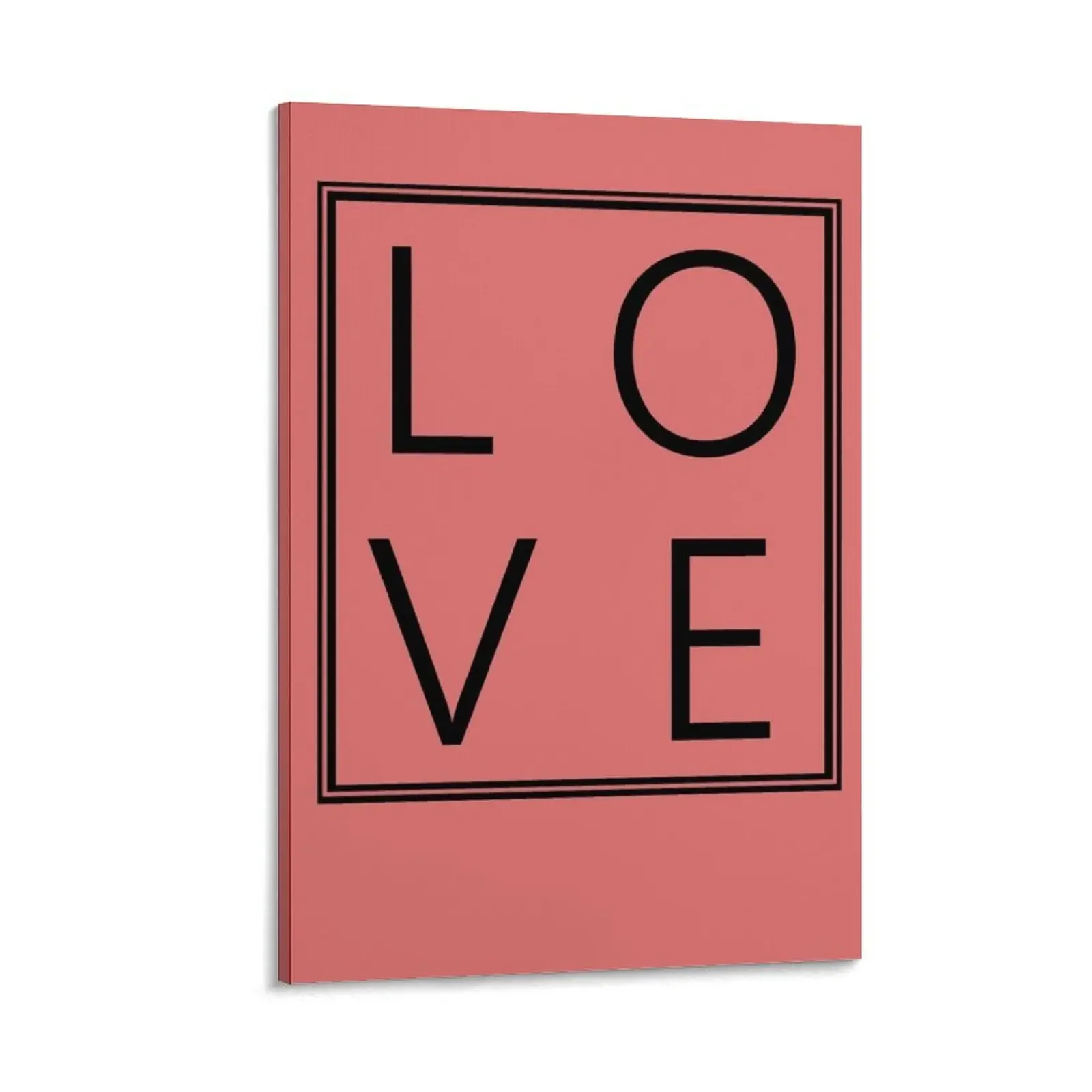 

Women Love Design Cute Graphic Novelty Valentines Day T Shirt Canvas Painting Decorative painting for bedroom anime posters