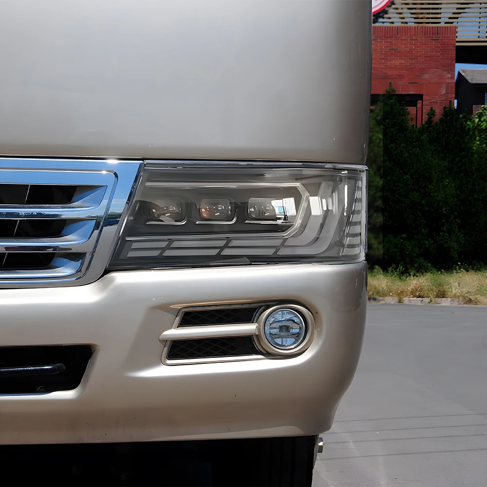 

Для Toyota Coaster 2007-2019 автомобильные передние фонари в сборе, обновленная автомобильная динамическая 3 линзы проектора, светодиодные фары, инструменты, аксессуары