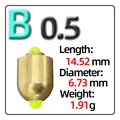 B 0.5