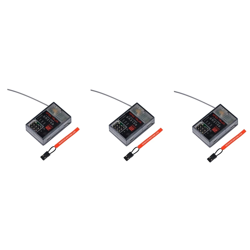 

3X 2.4Ghz SR3100 DSM2 3 Channel Surface DSM2 Receiver For RC CAR RC BOAT